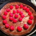 Nutella + Raspberry Chocolate Dutch Baby