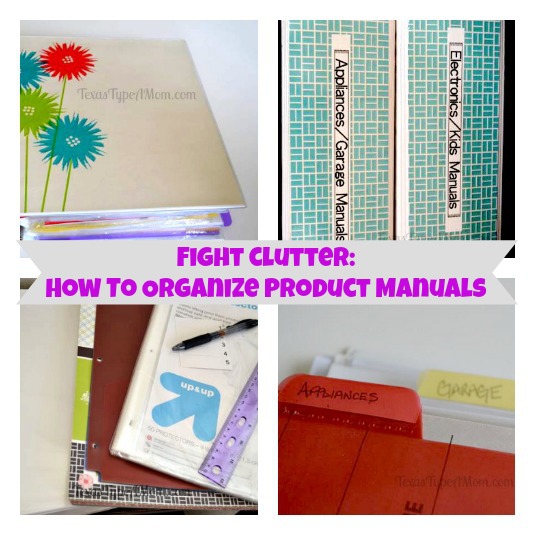 Home Organization Manual Binder