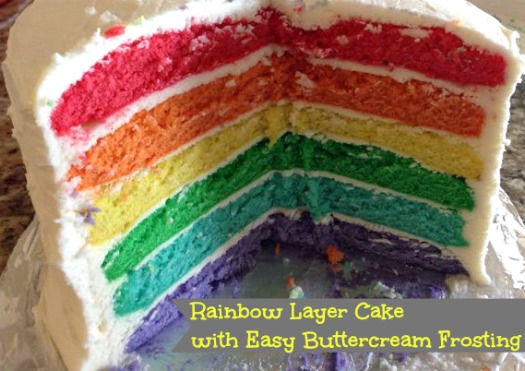 rainbow cake