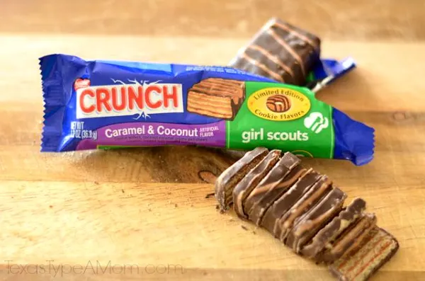 Nestle Crunch Caramel & Coconut Girl Scout bar