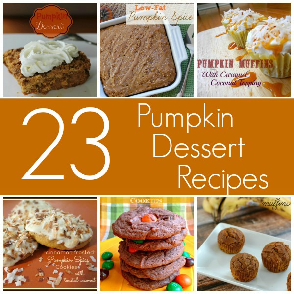 pumpkin dessert recipes