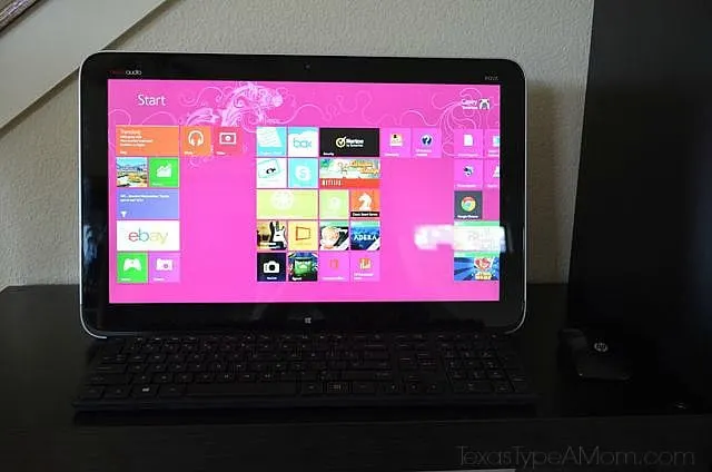 Intel AIO PC Start Screen