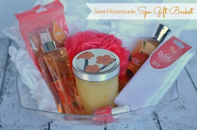 Semi-Homemade Spa Gift Basket