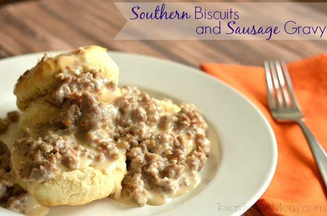 Ad: Southern Biscuits and Gravy Recipe #shop #TheWrightBreakfast