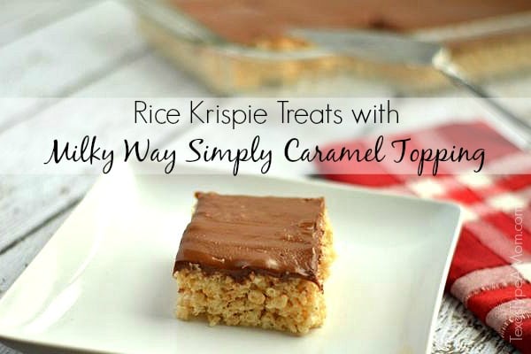16 - Rice Krispie Treats with Milky Way Simply Caramel Topping Horizontal