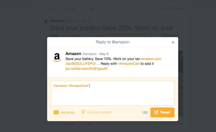 Battery Saver Tweet #AmazonCart #shop #cbias