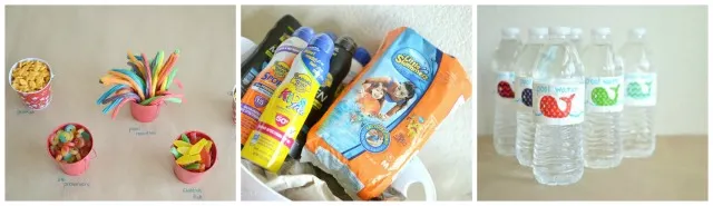 Close up Pool Party on a Budget Setup
