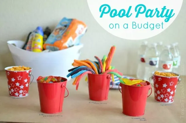 Huggies Pool Party Setup Labeled