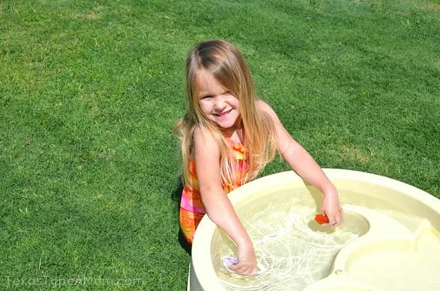 Summer Water Table Fun
