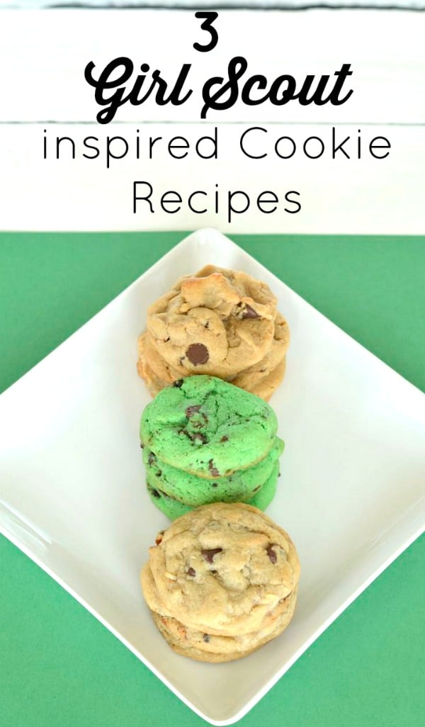 3 Girl Scout Inspired Cookie Recipes