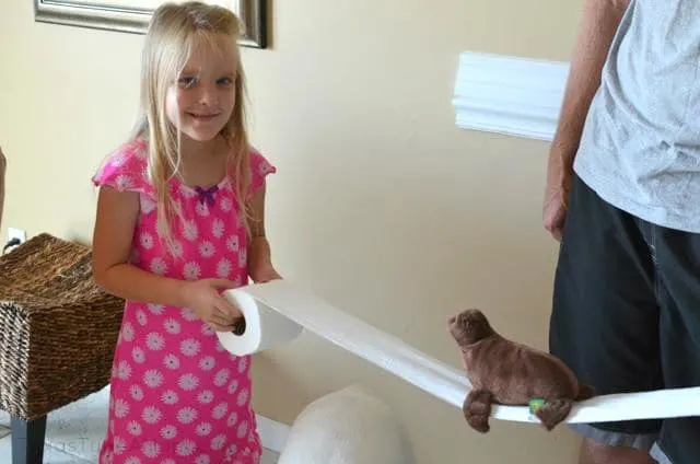 Quilted Northern Sea Lion Test with Helpers