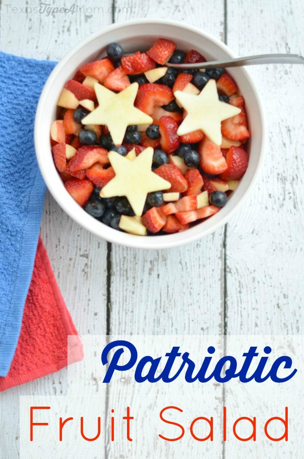 Red White & Blue Patriotic Fruit Salad Recipe