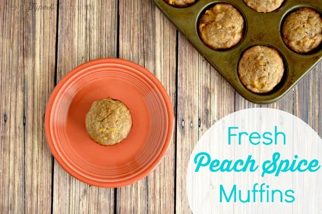 Fresh Peach Spice Muffins Recipe