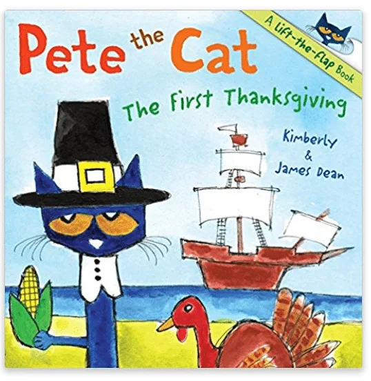 Pete The Cat Thanksgiving Book for Kids