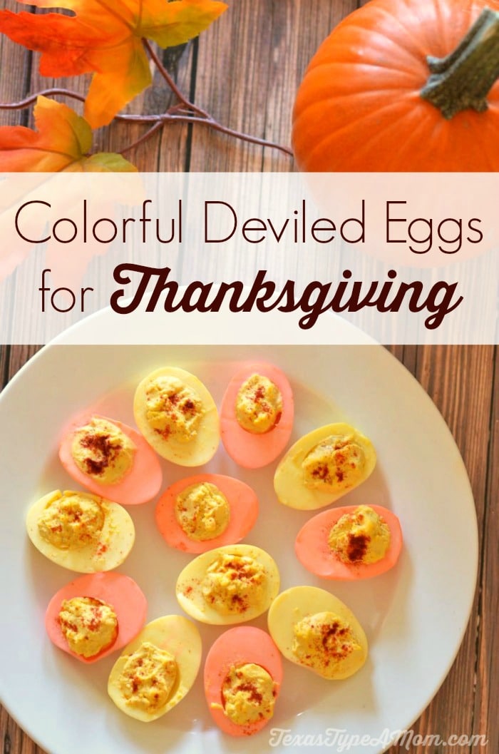 Get festive with your Thanksgiving appetizer this year and try the best Colorful Deviled Eggs recipe! #thanksgiving #thanksgivingrecipes #thanksgivingappetizer #appetizers #deviledeggs #deviledeggsrecipes #bestdeviledeggs #eggs #eggrecipes #easyappetizers #vegetarian