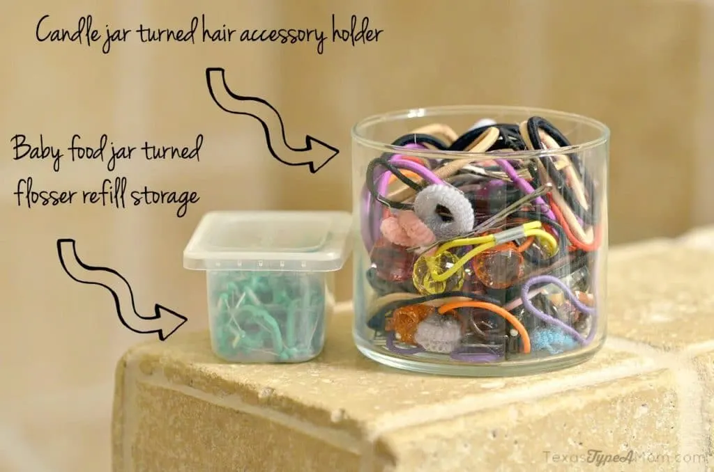 Upcycled Bathroom Storage