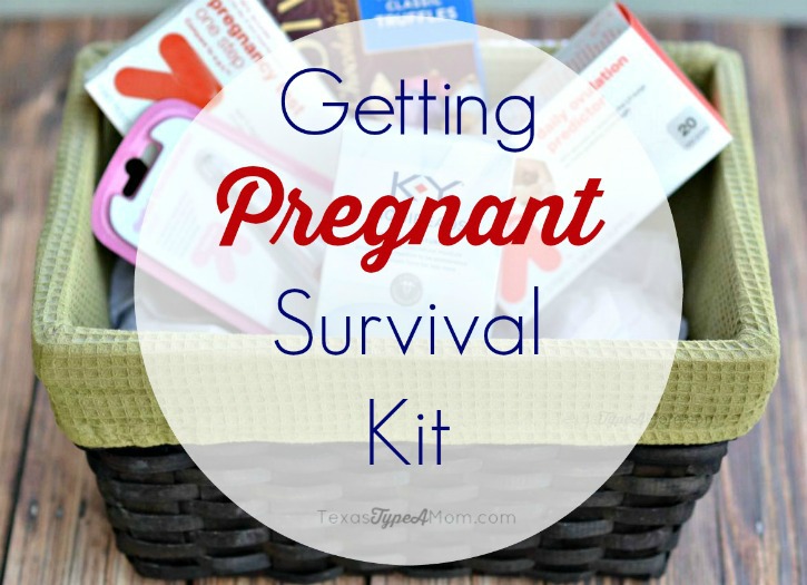 Survive the ups and downs of trying to conceive with this Getting Pregnant Survival Kit. These items are almost everything you need to survive your journey to conceive a baby. 