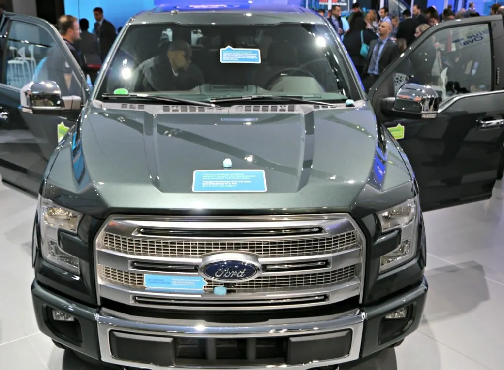 2015 Ford F-150 Platinum Front #FordNAIAS