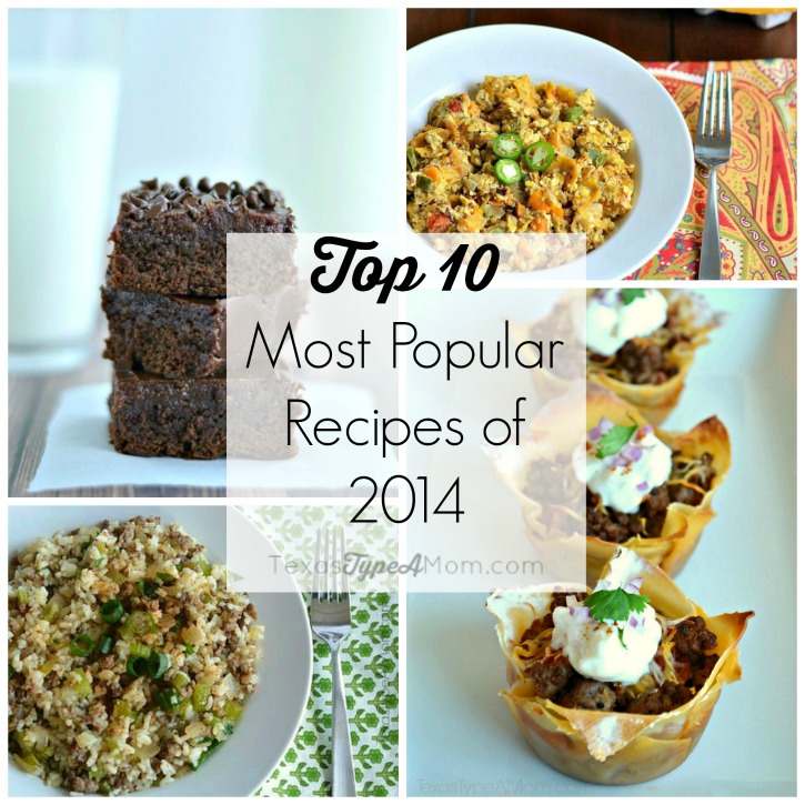 Top 10 Most Popular Recipes of 2014