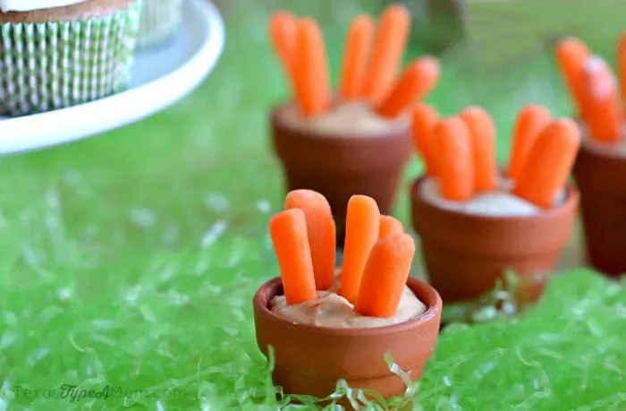 Carrots and Hummus Pots #MMsCarrotCake #ad