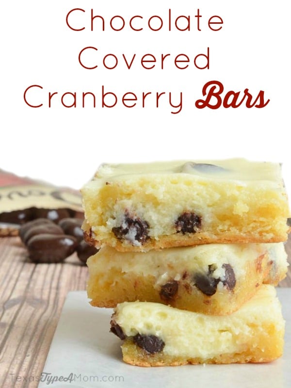 Labeled Chocolate Covered Cranberry Bars #LoveDoveFruits #ad