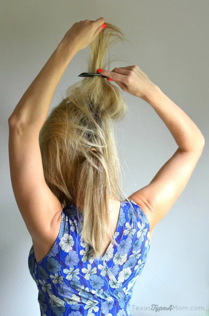 Edited Voluminous Ponytail Step 3