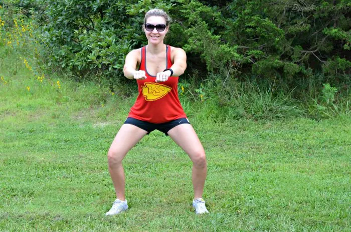 Outside Workout Squats