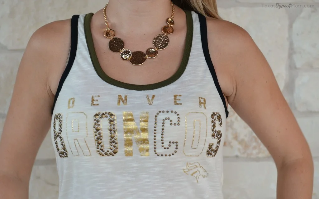 Denver Broncos Tank Top Close Up