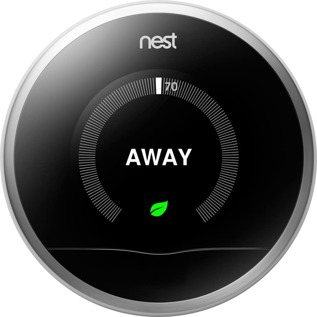 Nest Learning Thermostat Away to Save on Utility Bills