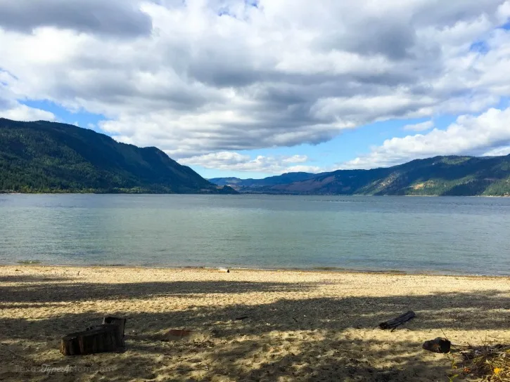 Beach outside Kamloops