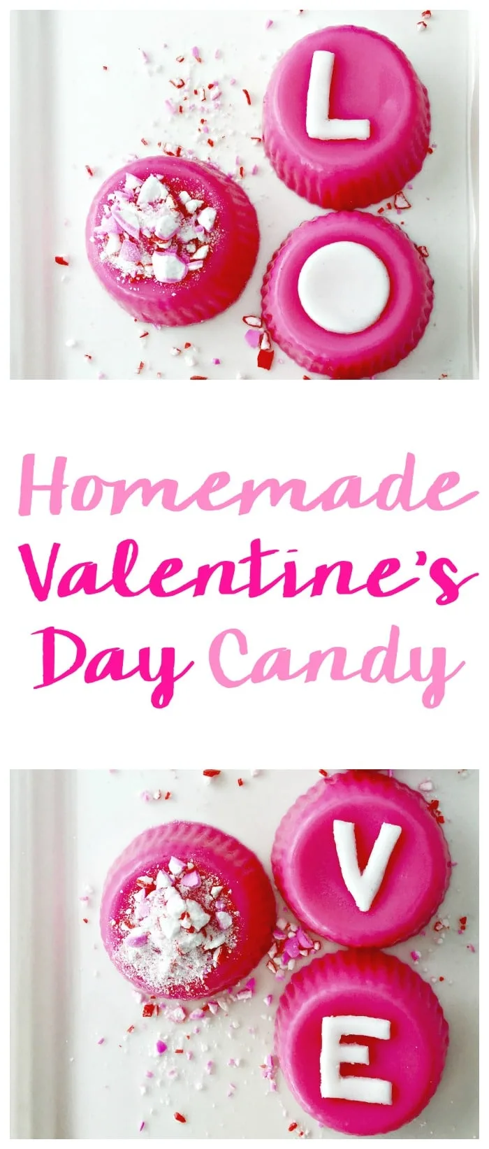 Cute Homemade Valentine's Day Candy recipe. This easy DIY dessert is something kids can give out or even adults!