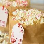 This super easy dessert is the perfect combination of salty and sweet. Plus, this Valentine Popcorn recipe is so cute and catching for any Valentine's Day party!