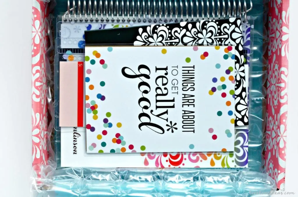 Erin Condren Life Planner Unpackaging