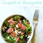 Grapefruit Spring Salad Recipe with Grapefruit Vinaigrette Dressing Recipe