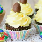 Cadbury Creme Egg Cupcakes Recipe + Easy Homemade Buttercream Frosting Recipe