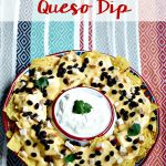 Enjoy nachos at home with a twist. These are the Best Tex Mex Nachos topped with an Easy Homemade Queso Dip Recipe...and without boxed, processed cheese!
