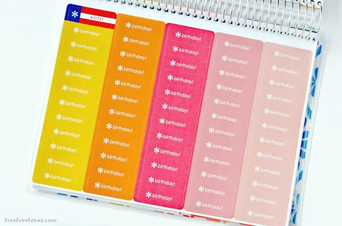 Erin Condren Life Planner More Stickers