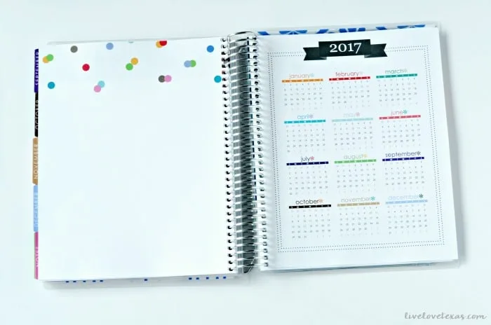 Erin Condren Life Planner Review 2017 Year at a Glance