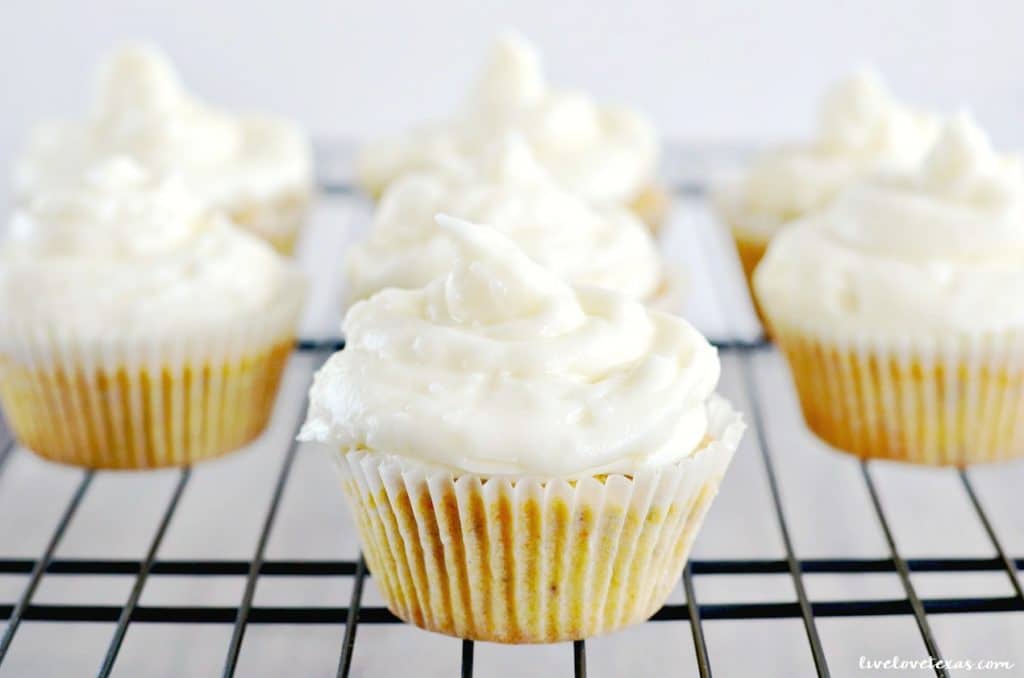 Gluten Free Carrot Cake Cupcakes with Coconut Cream Cheese Frosting recipe