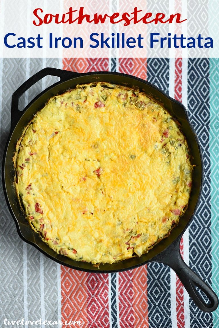 Southwestern Cast Iron Skillet Frittata Recipe
