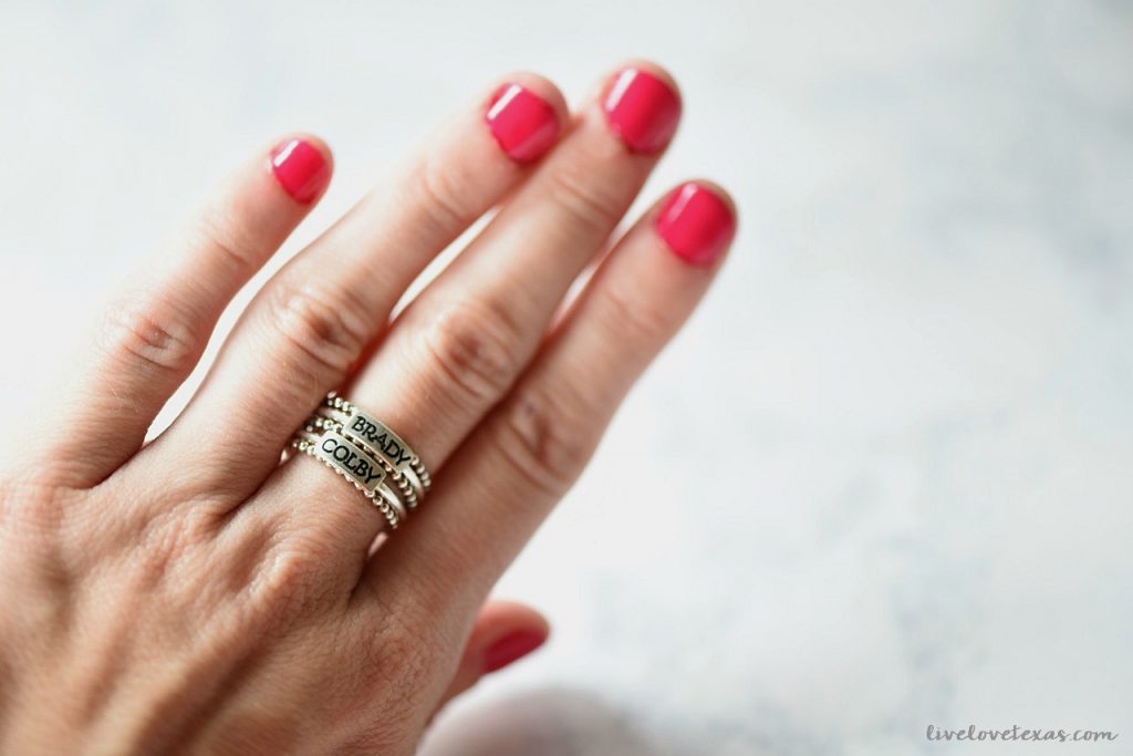 Mother's Day Gift Idea: Handmade Monogrammed Silver Rings Heidi J Hale Review