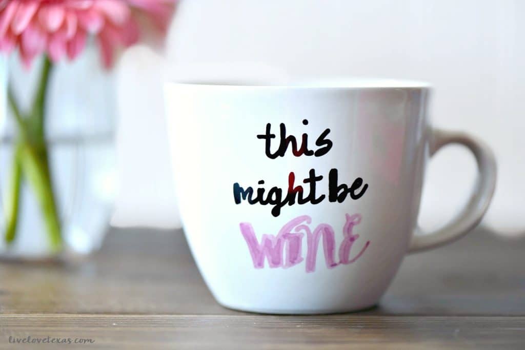 How to Make a Sharpie Mug + Free Printable