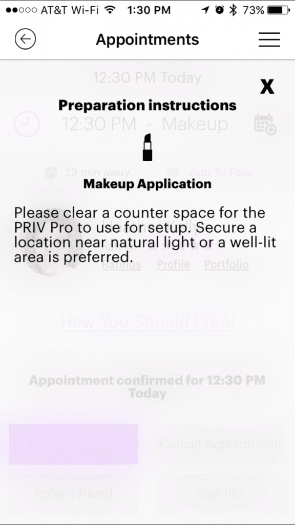 Priv Appointment Prep