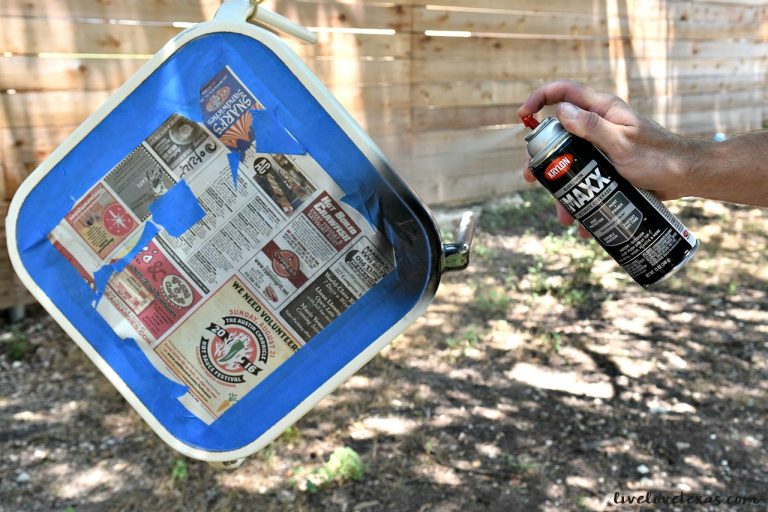 How to Spray Paint Metal Patio Furniture