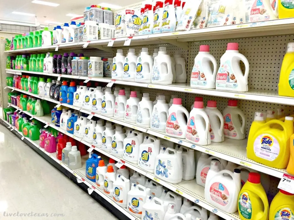 Summer Half Birthday Party Ideas: Clean up with all&reg; free clear products at Target