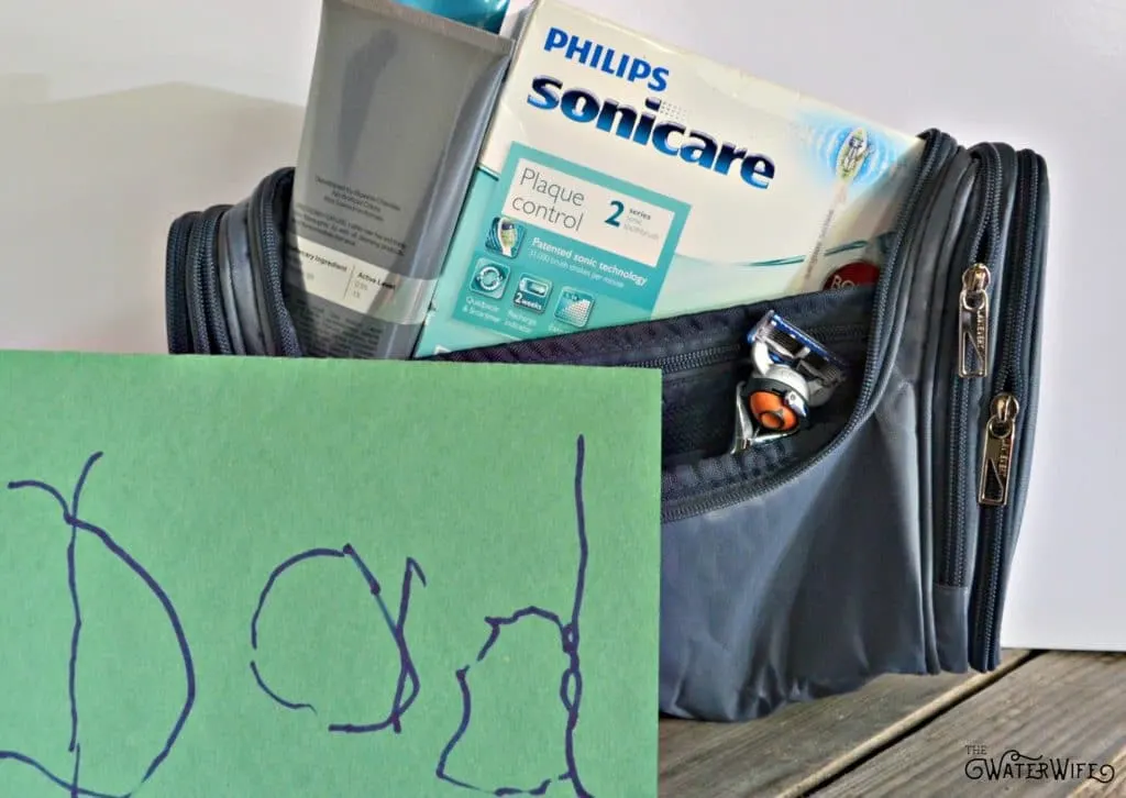 This is the perfect Father's Day Gift Bag for dad to pamper himself this Father's Day! 