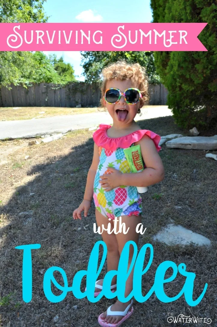 The best tips and everything you need to protect your toddler and survive the brutal summer heat with your little one! 