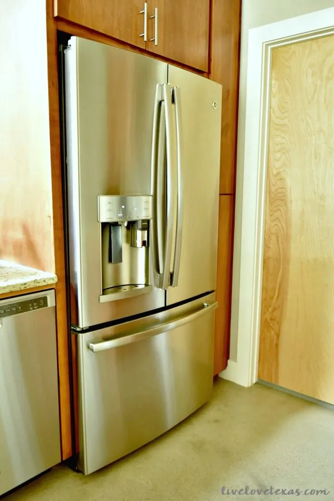 GE Profile Counter Depth Fridge with Built In Keurig Review Exterior