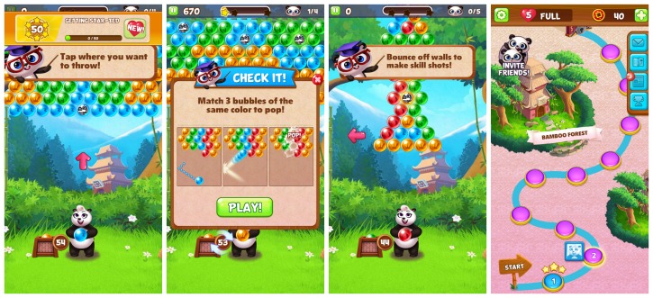 Panda Pop Bubble Puzzle Game App Review 1