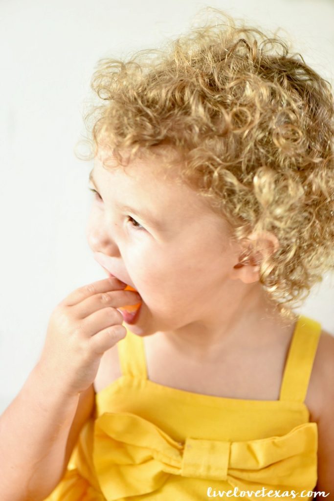 Toddler Eating Easy Peelers